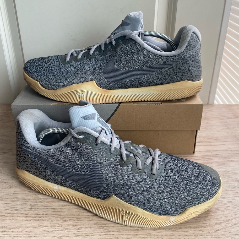 🔥Nike Kobe Mamba Instinct Pure Platinum Gray Men Sneakers- Size 15